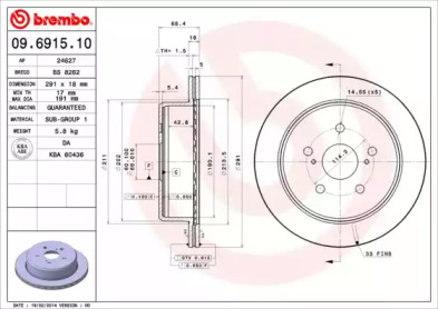 BREMBO 09.6915.10