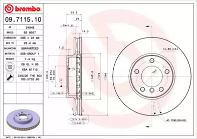 BREMBO 09.7115.10