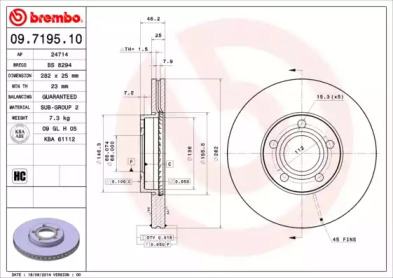 BREMBO 09.7195.10