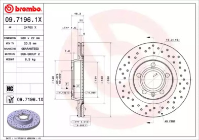 BREMBO 09.7196.1X