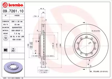 BREMBO 09.7261.10