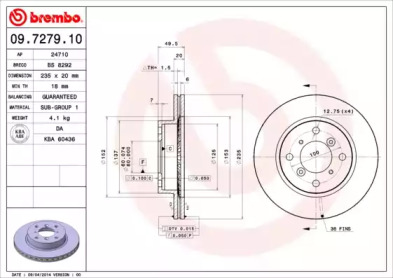 BREMBO 09.7279.10