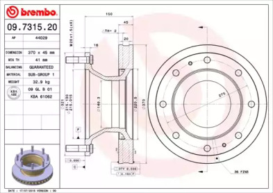 BREMBO 09.7315.20