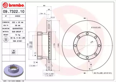 BREMBO 09.7322.10