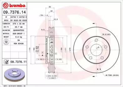 BREMBO 09.7376.11