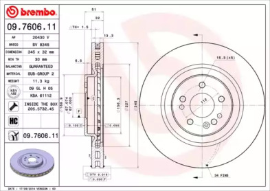 BREMBO 09.7606.11