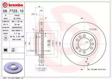 BREMBO 09.7723.10