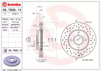 BREMBO 09.7806.1X