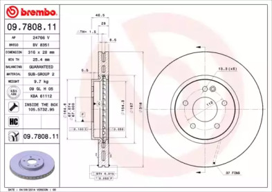 BREMBO 09.7808.11