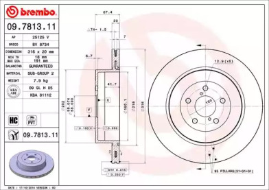 BREMBO 09.7813.11