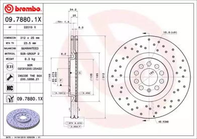 BREMBO 09.7880.1X