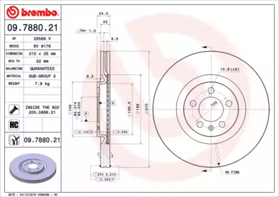 BREMBO 09.7880.21