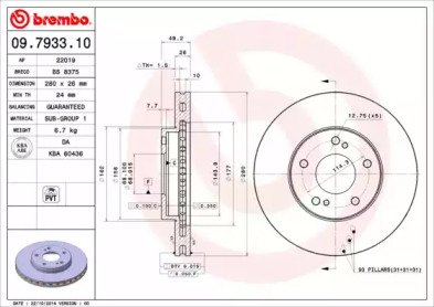 BREMBO 09.7933.10