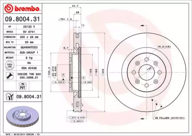 BREMBO 09.8004.31