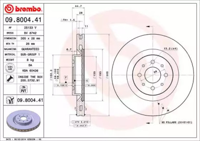 BREMBO 09.8004.41