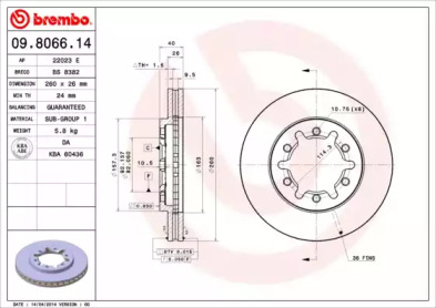 BREMBO 09.8066.14