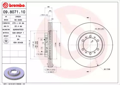 BREMBO 09.8071.11