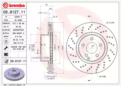 BREMBO 09.8127.11