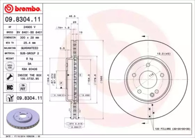 BREMBO 09.8304.11