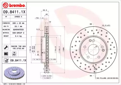 BREMBO 09.8411.1X