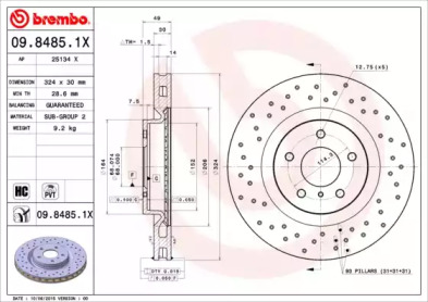 BREMBO 09.8485.1X