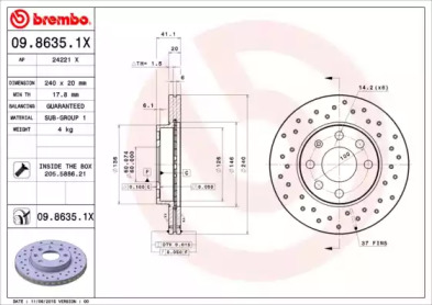 BREMBO 09.8635.1X