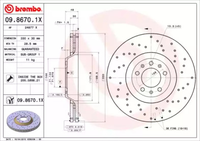 BREMBO 09.8670.1X