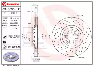 BREMBO 09.8690.1X