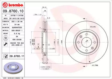 BREMBO 09.8760.11