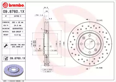 BREMBO 09.8760.1X