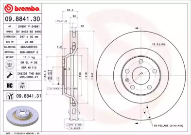 BREMBO 09.8841.31