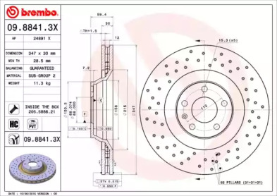 BREMBO 09.8841.3X