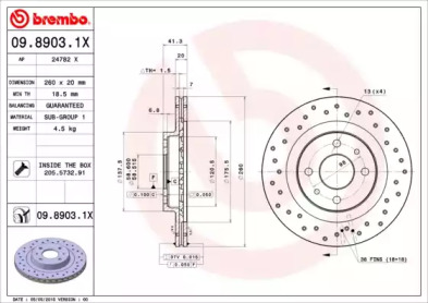 BREMBO 09.8903.1X