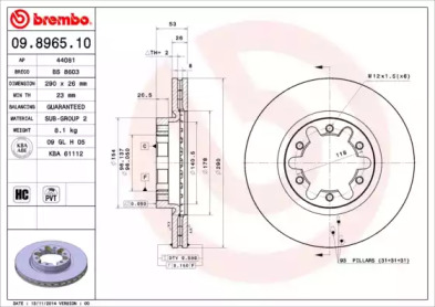 BREMBO 09.8965.10