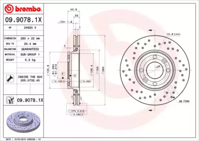 BREMBO 09.9078.1X