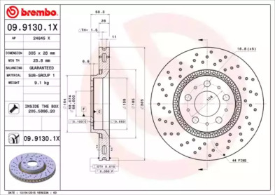 BREMBO 09.9130.1X