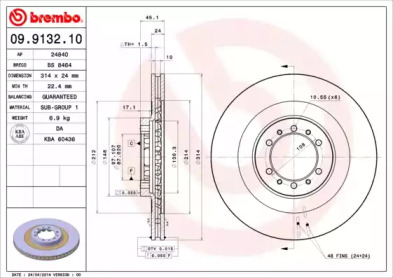 BREMBO 09.9132.10