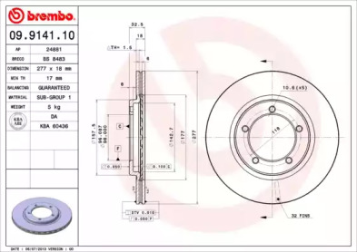 BREMBO 09.9141.10