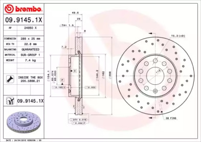 BREMBO 09.9145.1X