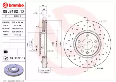 BREMBO 09.9162.1X