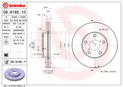 BREMBO 09.9185.10