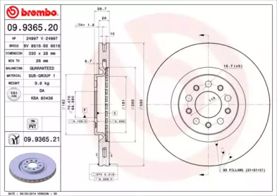 BREMBO 09.9365.21