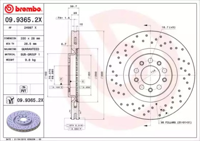 BREMBO 09.9365.2X