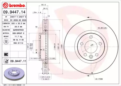 BREMBO 09.9447.11