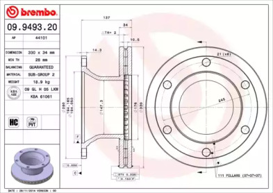 BREMBO 09.9493.20