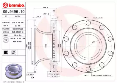 BREMBO 09.9496.10