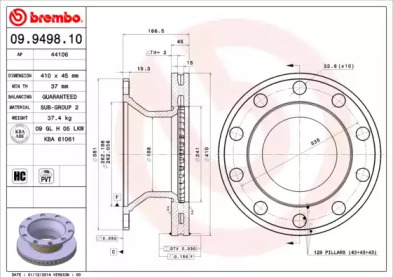 BREMBO 09.9498.10