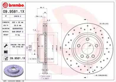 BREMBO 09.9581.1X