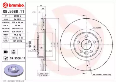 BREMBO 09.9586.11