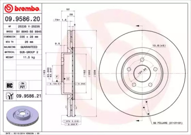 BREMBO 09.9586.21